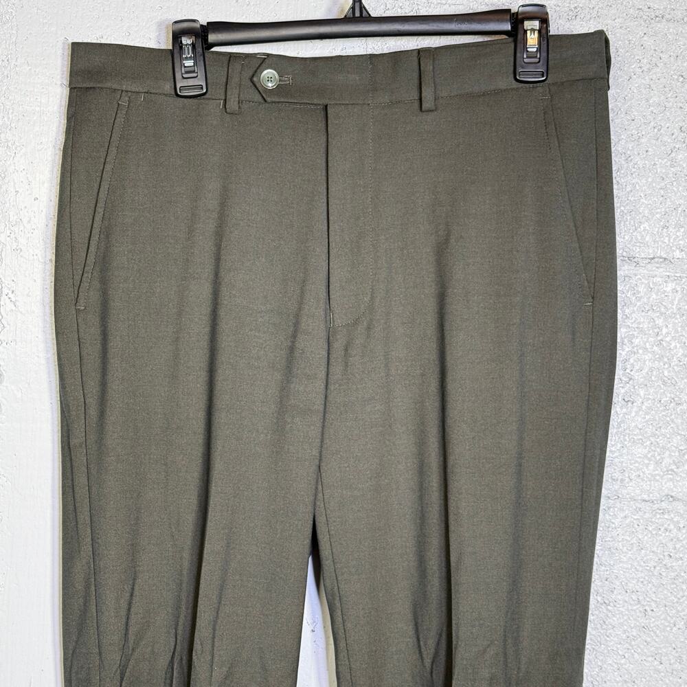 Nautica Men's Modern-Fit Stretch Fall Suit Olive Green  38R 32W $395 - Picture 6 of 16